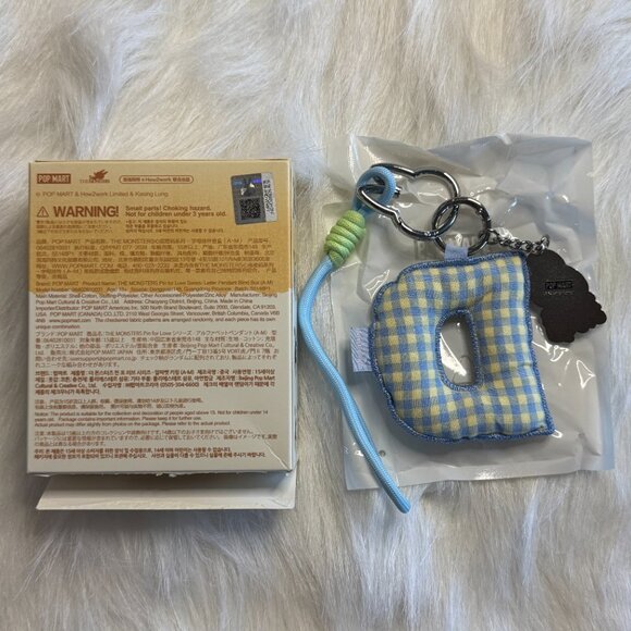 AUTHENTIC Labubu Pin for Love Plush Pendant + Letter Pendant Set – D - Picture 5 of 6